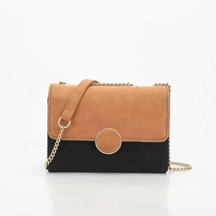斜挎包百搭简约拼色小方包单肩肩包中号信封包斜跨包