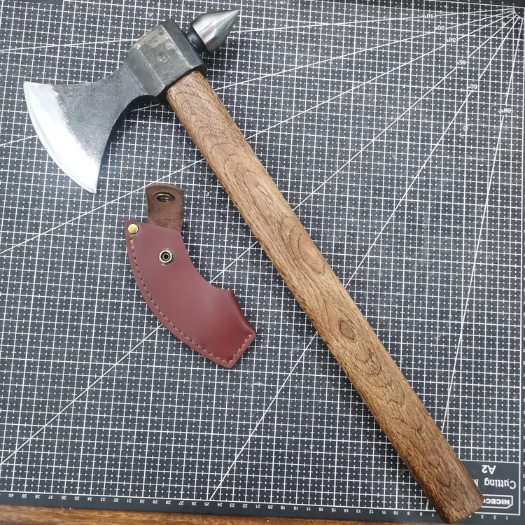 印第安锤斧投掷斧飞斧格斗斧劈柴砍树剁骨防身斧