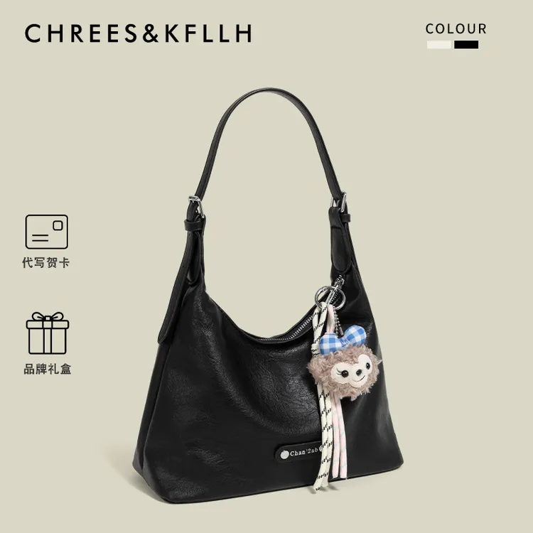 CHREES&KFLLH早秋简约时尚托特包女2025新款百搭高级感单肩斜挎包