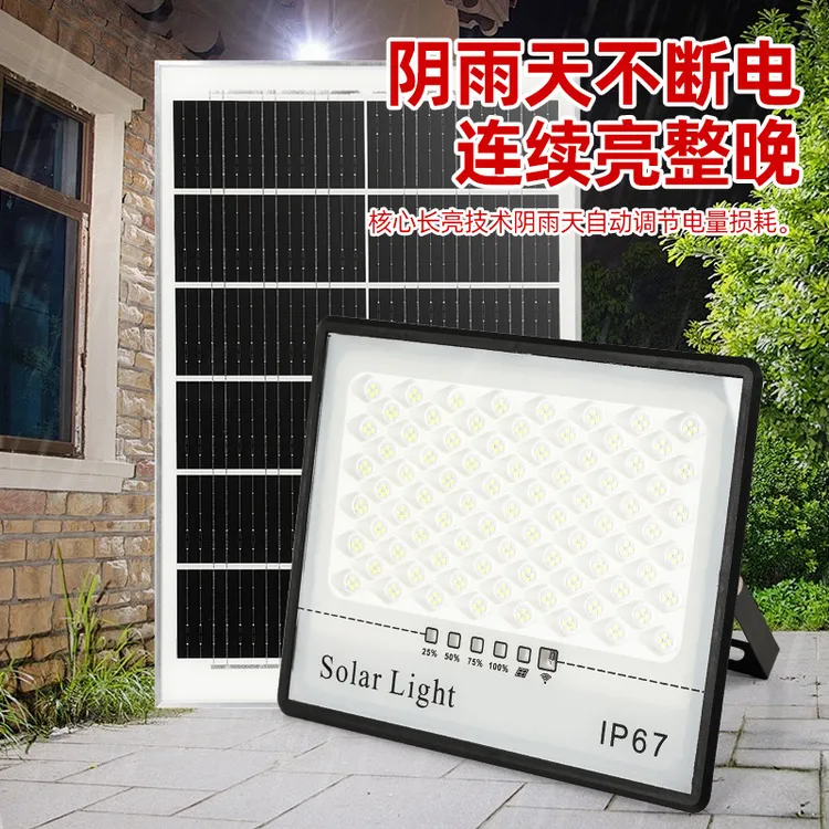 P332A15家用工地灯太阳能灯户外爆款热卖乡村庭院高亮家用照明灯