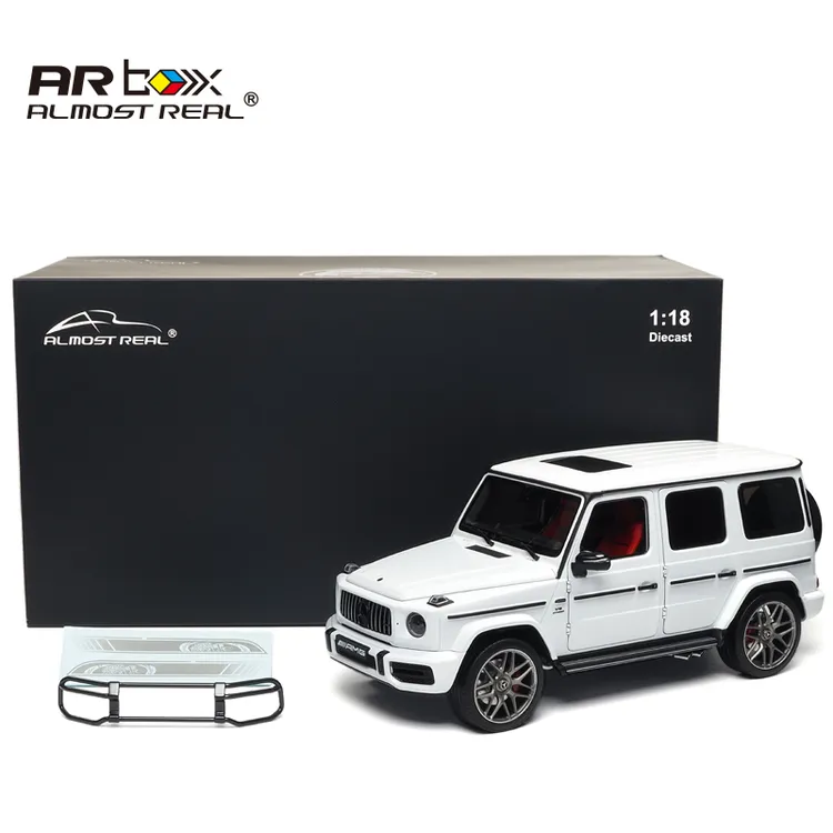 1/18梅赛德斯-AMG G 63 55周年纪念黑色 合金全开车模Almost Real