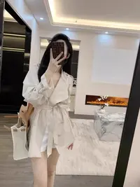 6527  GZ外套女款春秋新款时尚收腰显瘦