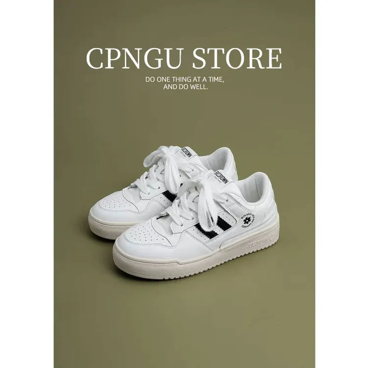 CPNGU 学院风小白鞋女2025夏季新款小众设计百搭ins运动休闲板鞋