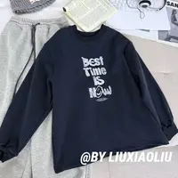 杭州六小六正版BY LIUXIAOLIU秋冬季儿童磨毛打底衫17831