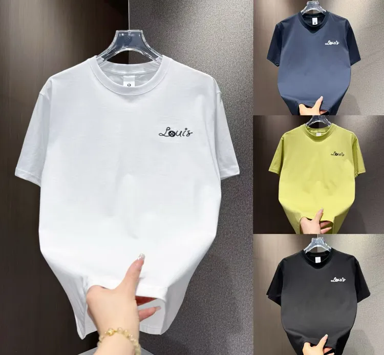 夏季2025个性潮流印花男士圆领休闲短袖1372