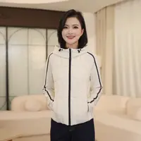 【90白鹅绒】枫竺阿楠anan轻薄收腰拼接撞色连帽鹅绒服秋冬保暖外套