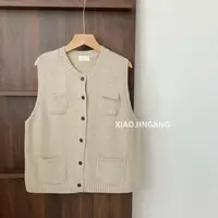 小金刚-【复古多口袋】针织马甲