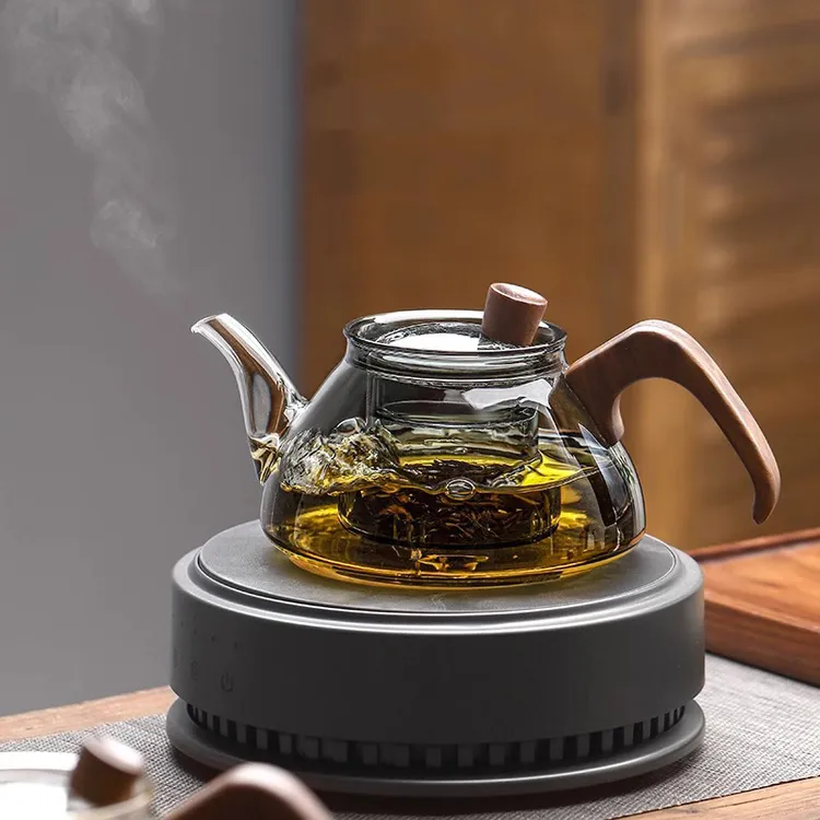 玻璃煮茶壶耐热高硼硅办公室小型单壶电陶炉烧水泡茶壶茶具套装