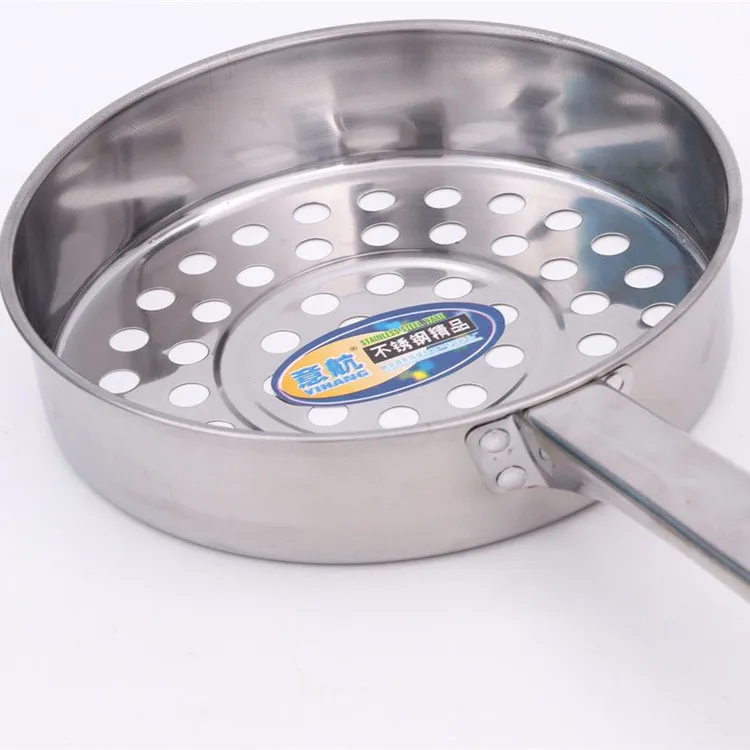 陕西凉鱼漏鱼疙瘩汤工具不锈钢漏勺浆水鱼瓢凉虾专用漏瓢面鱼漏