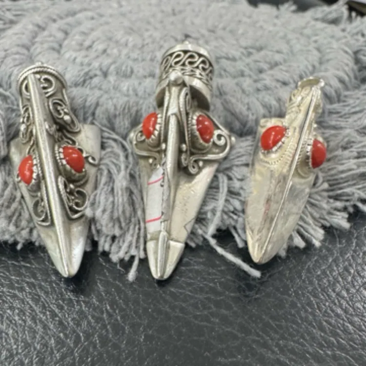 足银银制品 足银蒙古元素 项链坠