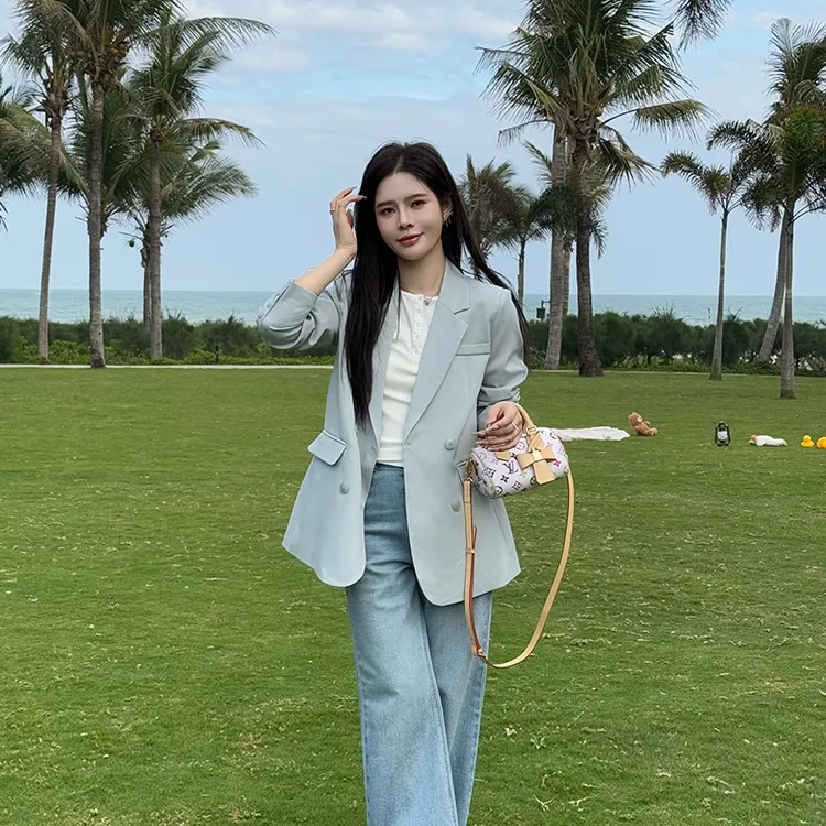宿慕女款气质西装外套春季2025新款时尚百搭休闲外套M000AW爆款