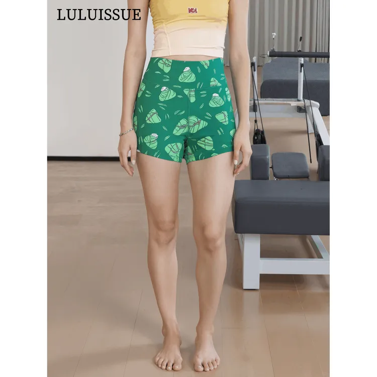 LULUISSUE｜粽子运动束腰显臀健身训练裤女健身运动普拉提三分裤