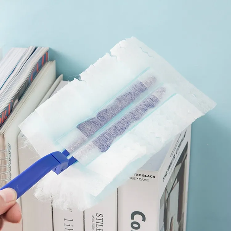 家用静电除尘掸一次性鸡毛掸子擦灰扫灰床底防尘吸附清洁清扫神器