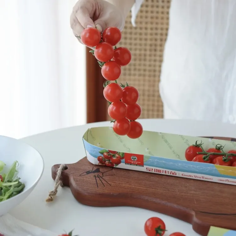 春沐源皇珈串茄番茄高品质皮薄多汁生态浓郁美味营养连枝现采现摘