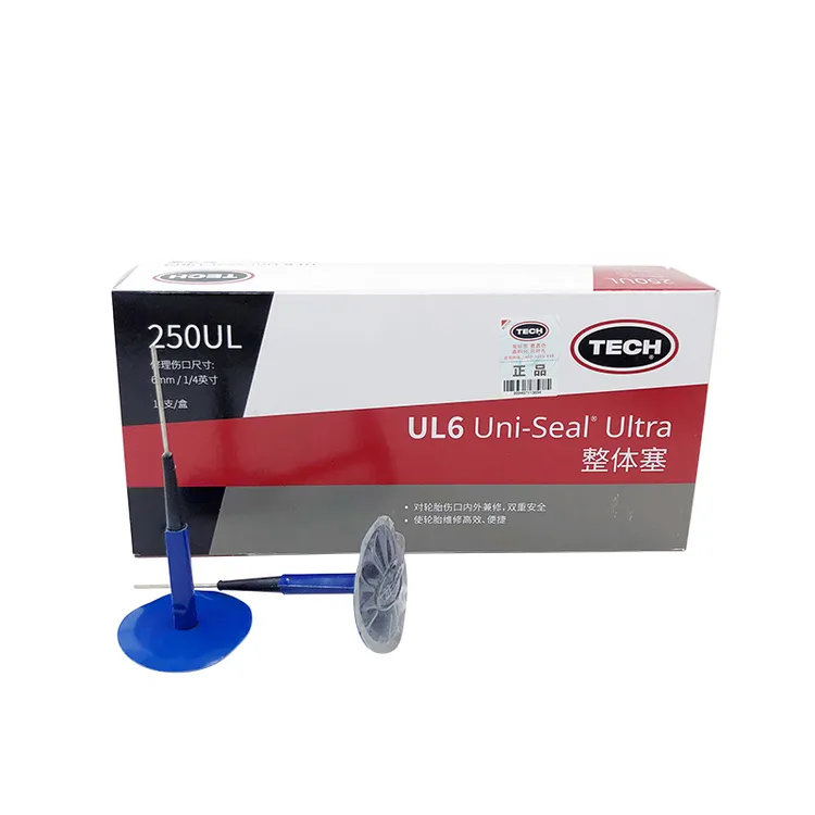 泰克蘑菇钉补胎250UL整体塞UL6轮胎真空胎修补胶片补胎蘑菇钉