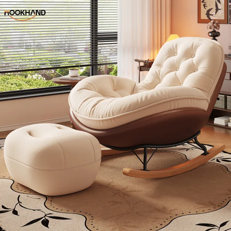 企鹅摇摇椅人懒人沙发阳台家用午睡休闲逍遥躺椅客厅卧室蛋壳摇椅