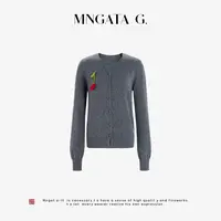 MNGATA G.宫小妍【羊毛小樱桃】绵羊毛秋冬新中式中国风毛衣5080164