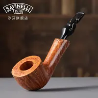 沙芬总裁签字系列GR8级限量纯手工石楠木烟斗天然火焰纹