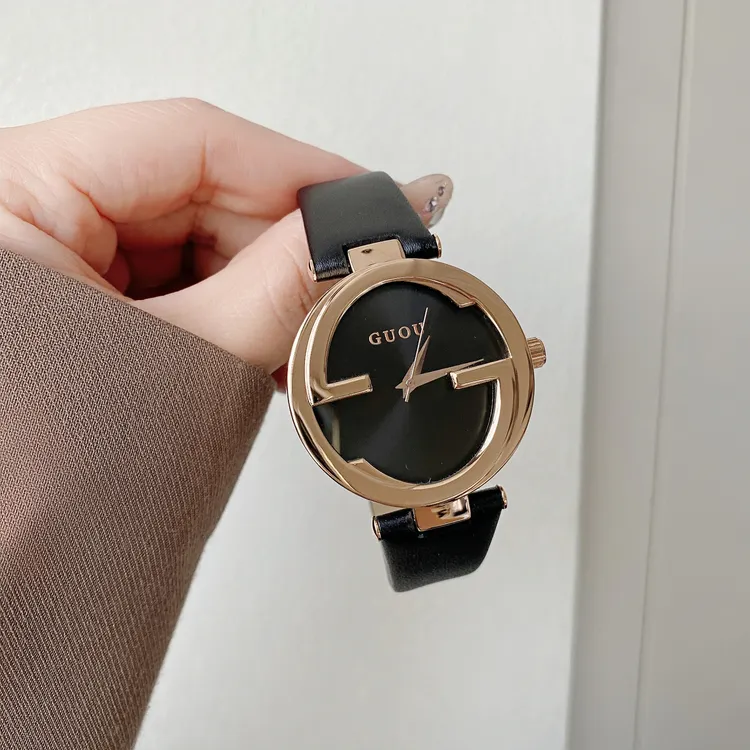 小香风大G无刻度大表盘经典高级感气质休闲女士ins风手表