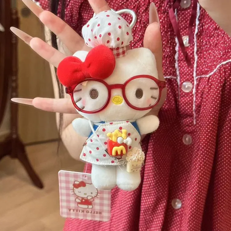 【热卖】正版HelloKitty麦当当系列kt包挂可爱风手工diy钥匙扣礼物