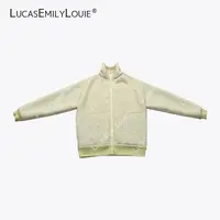 LUCASEMILYLOUIE欢姐0220毛烘烘起球羊毛混纺棒球外套2511050