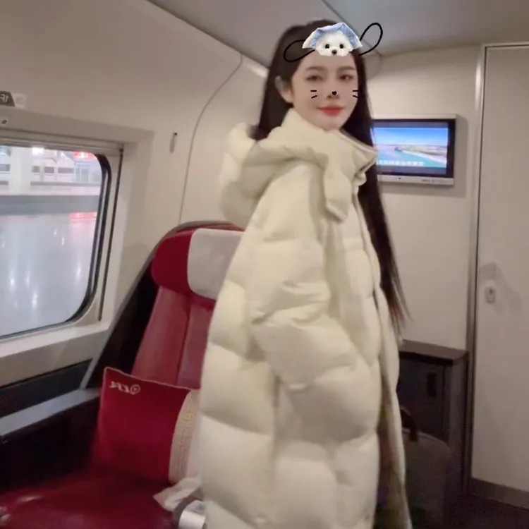 宿慕SUMU 设计款95白鸭绒被子款羽绒服10-24冬季长款羽绒服9026