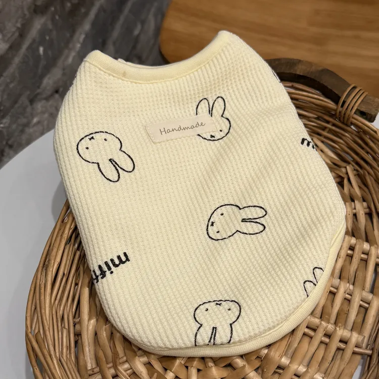 「奶油」宠物狗狗秋冬保暖奶黄色米菲珊瑚绒约克夏泰迪比熊