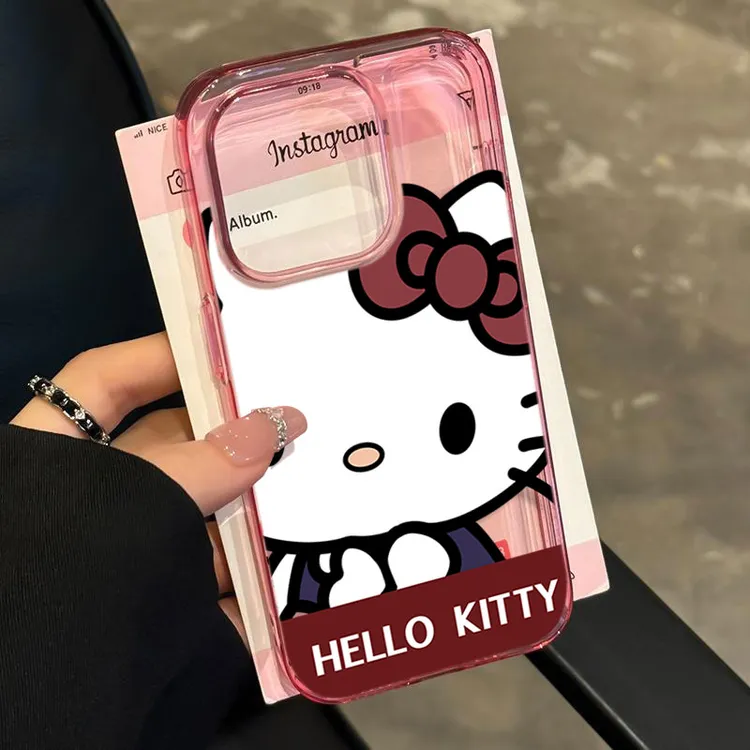 凯蒂猫适用iPhone16苹果14_15PROMAX软胶13手机壳12防摔11卡通X