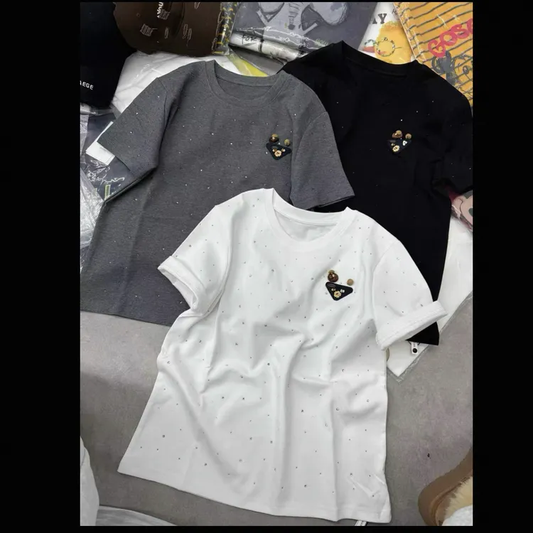 432.欧货短袖T恤时尚百搭衫85348款衣长约69