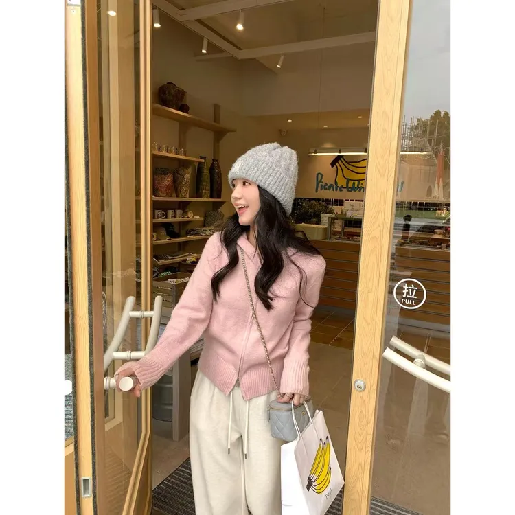 LaceyToDitto2025 10/31【雾岛听风】活力连帽双头拉链针织开衫