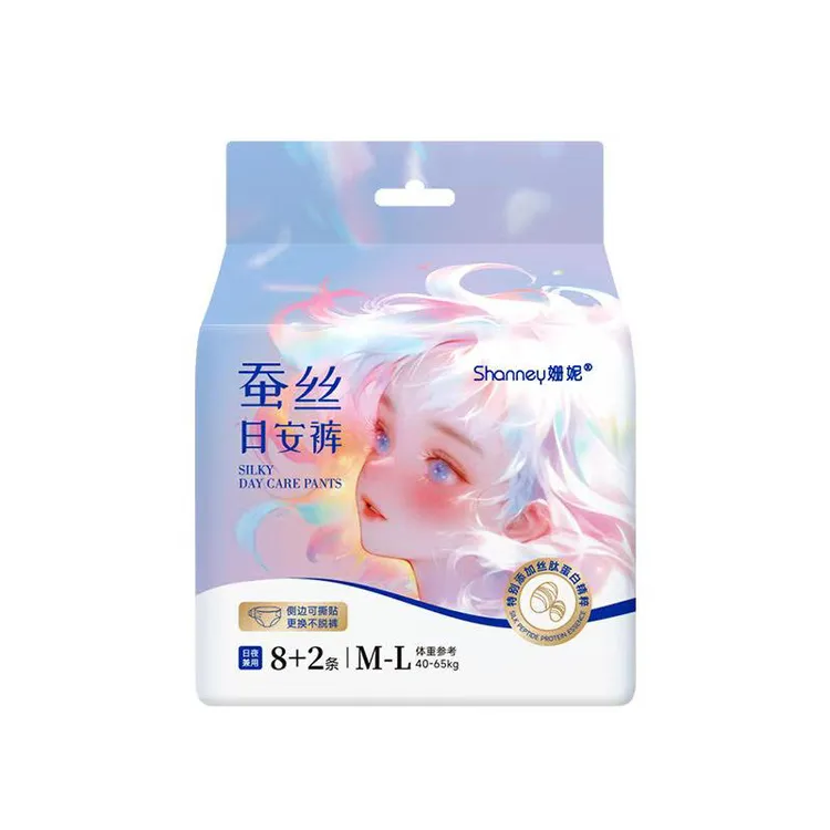 姗妮蚕丝可撕贴日安裤