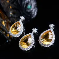 珠光宝气/水晶水滴吊坠约13*18mm/多样性发一