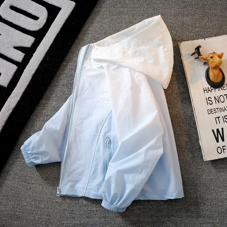 FAVMARTHA童装男童夏装防晒衣外套2025新款男孩夏季防晒服儿童薄