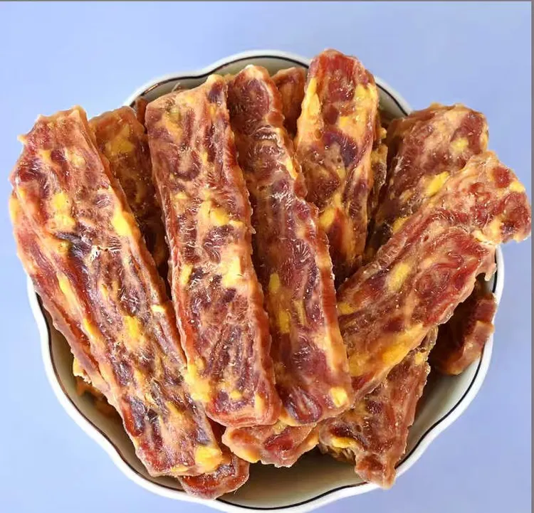 **蛋黄鸭肉切片 狗零食 训犬奖励营养补充通用
