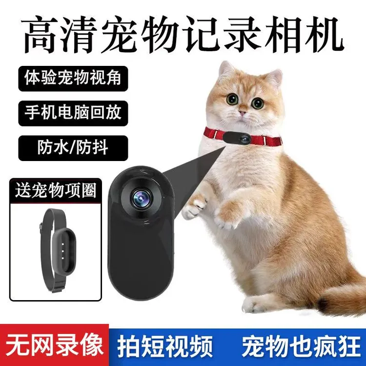 mini拇指宠物相机第一视角拍摄骑行运动摄像机户外拍摄挂脖小巧