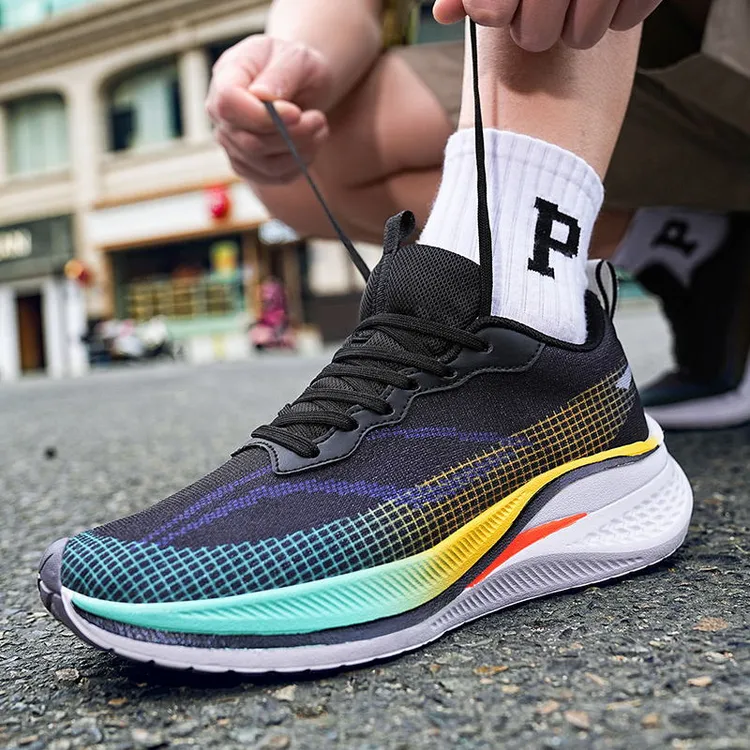 新款赤兔7五色情侣透气轻便跑步鞋软底超轻运动跑鞋