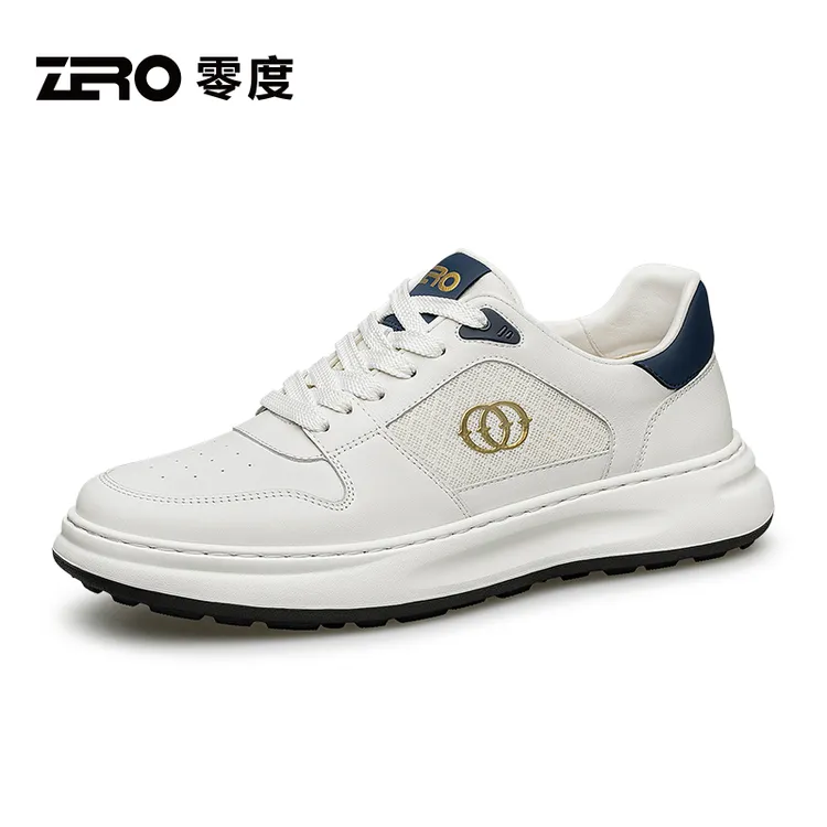 ZRO零度拼色薄款板鞋圆头增高时尚休闲鞋春季厚底男生鞋子51605