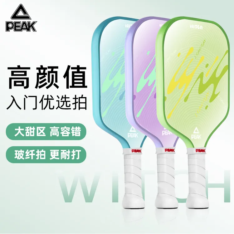 匹克球入门级匹克球拍全套初学运动玻璃纤维PP蜂窝板拍双拍官方