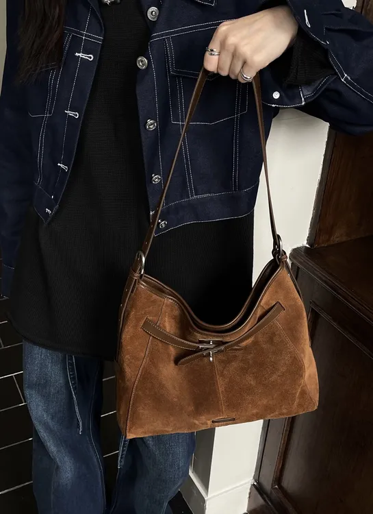 2025爆款韩版复古通勤大容量托特包