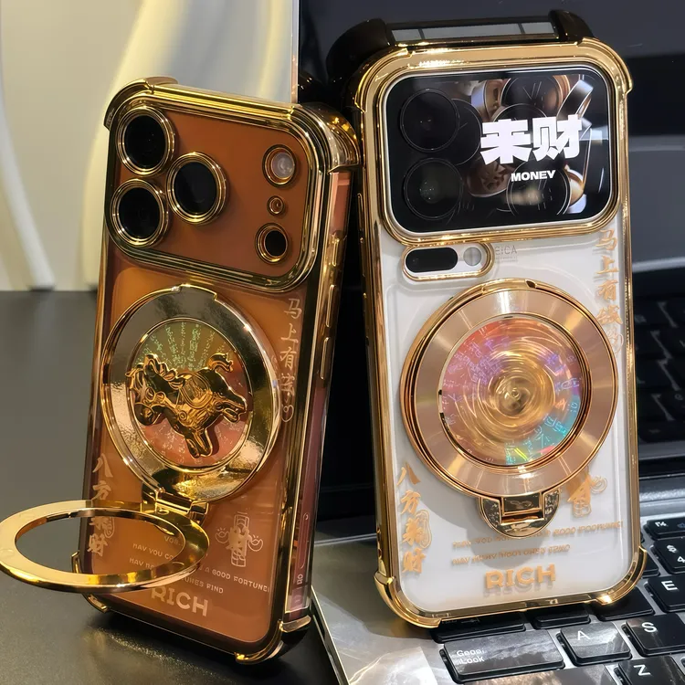 马上有钱支架适用苹果16/17手机壳iPhone15小米14vivoppo华为套潮