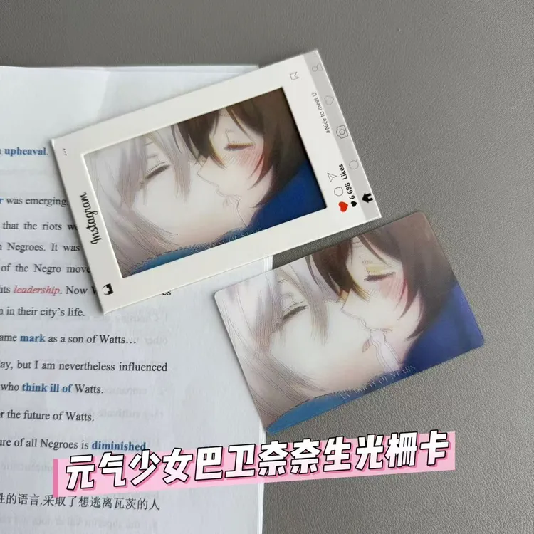 巴卫奈奈生周边3D动态光栅卡元气少女缘结神动漫卡片送朋友闺蜜
