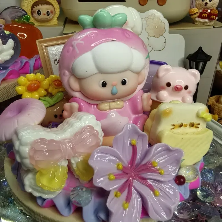 奶油胶小摆台，奶油胶成品定制