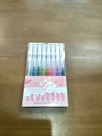 欧博尚8色按动闪光笔啫喱笔1104A