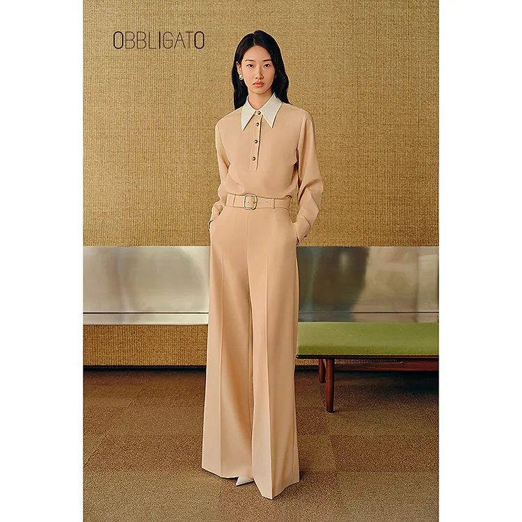 OBBLIGATO奥丽嘉朵2025秋季1C35370010/1C35320010新品金属扣上衣