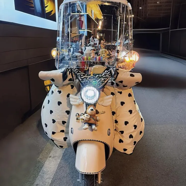 电动车挡风被冬季加绒加厚雅迪爱玛九号电瓶车防风双面防水防寒