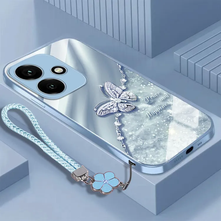 平安蝶荣耀400手机壳DNN-AN00全包防摔高级感散热金属漆冰感新款