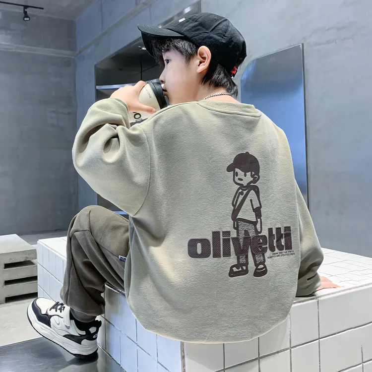 儿童装男童套装秋装2025新款秋季中大童卫衣休闲衣服男孩春秋款潮