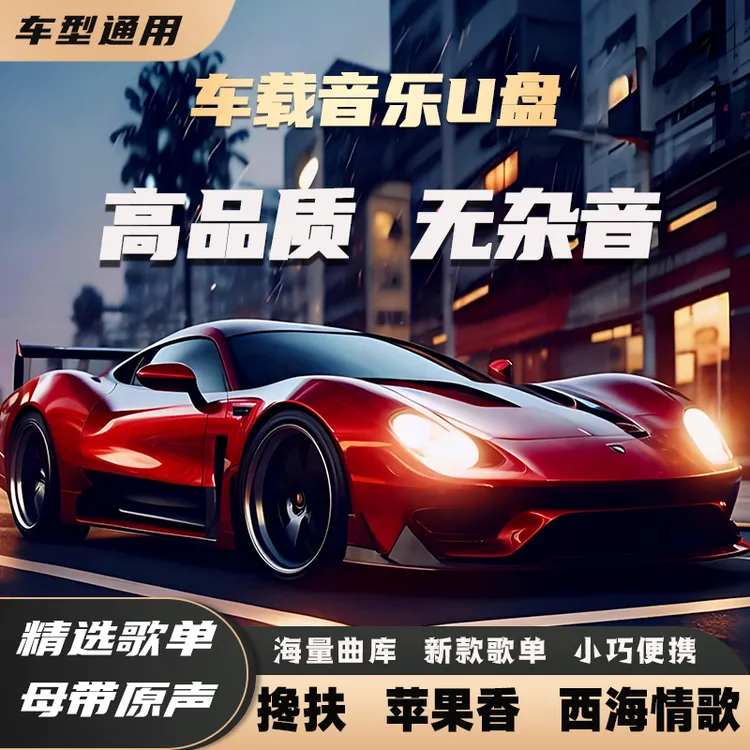 2025升级版精选热门新歌单母带灌入高品质正版歌曲车载音乐U盘