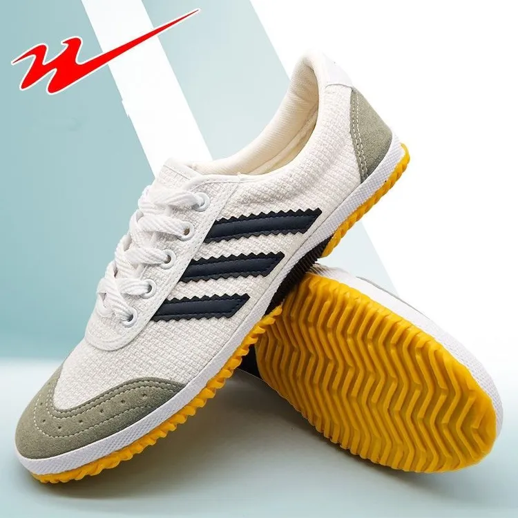 乌鲁木齐发货晨练运动鞋男鞋帆布田径健身鞋女健步鞋