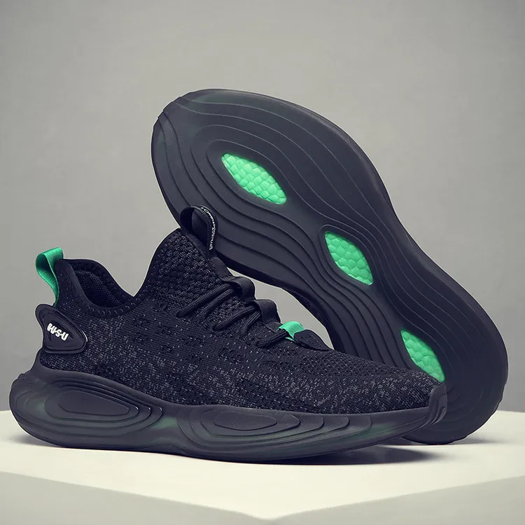 时尚爆米花流男鞋运动鞋男2025春夏季新款轻便鞋子男士休闲跑步鞋